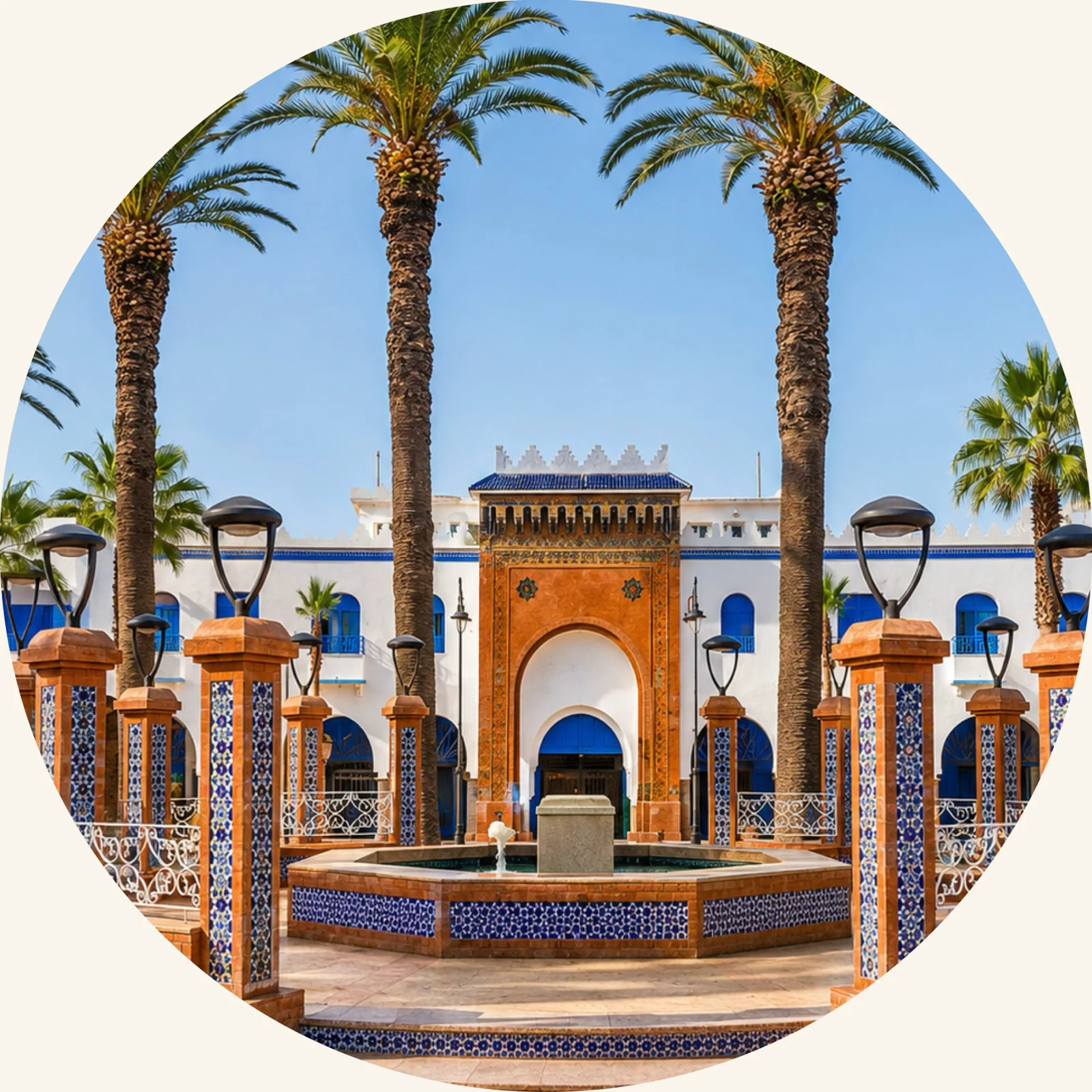 Place de la Libération in Larache