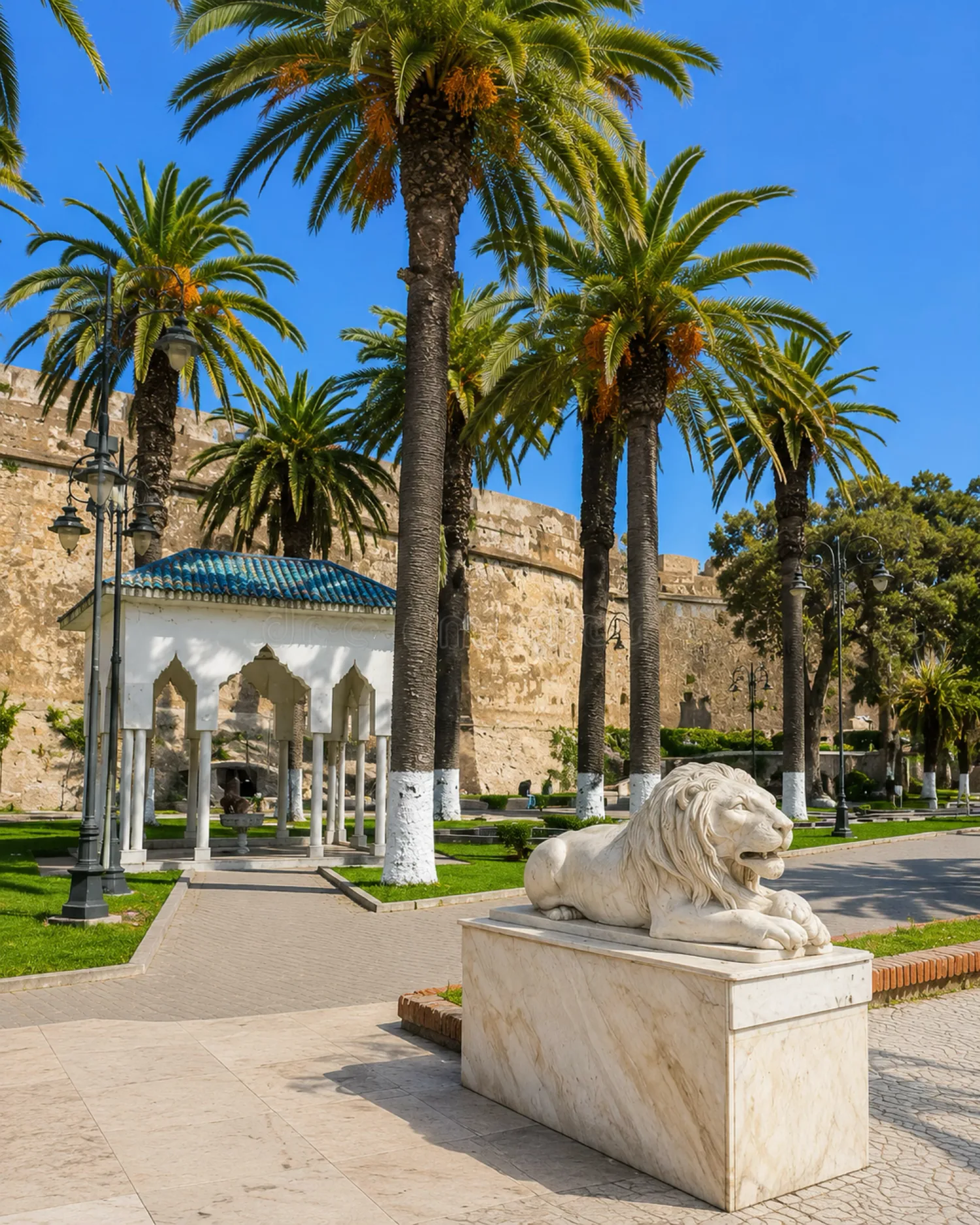 Garden of the Hesperides or Lions Garden in Larache