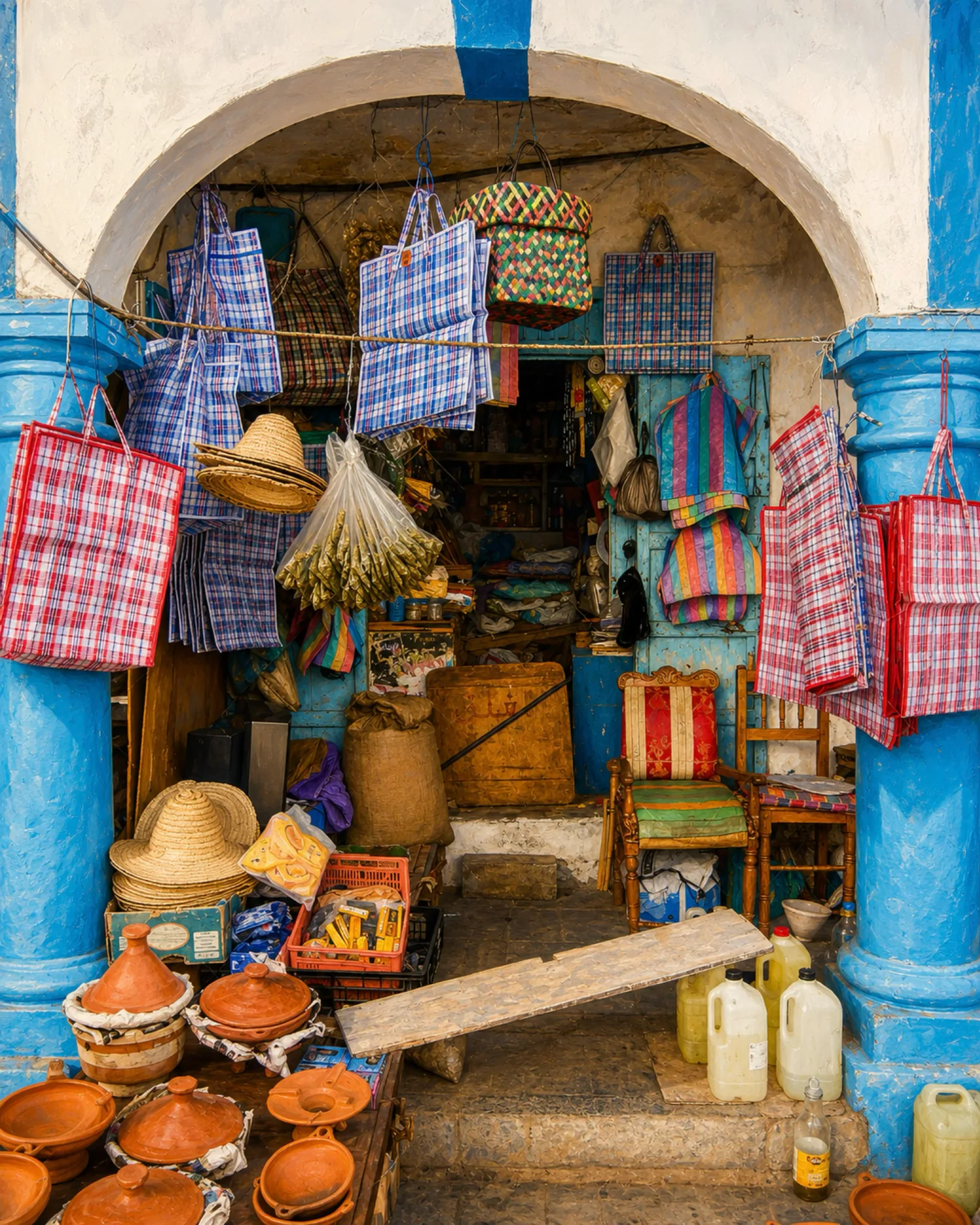 Market detail in Larache
