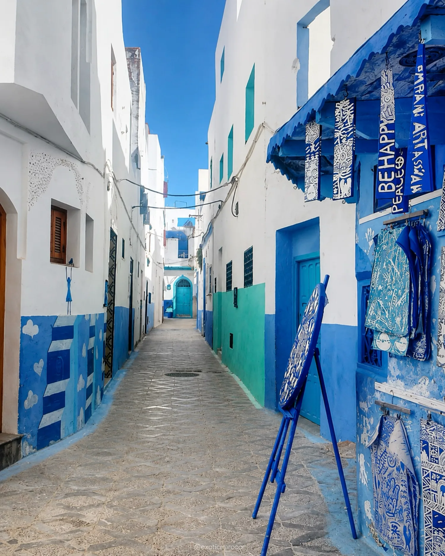 Atlantic coast and Asilah route near Larache
